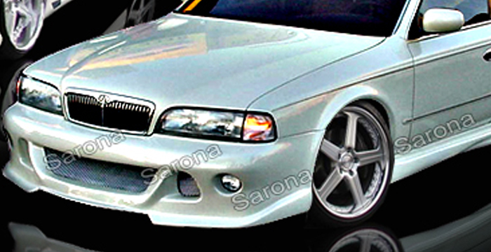 Custom Infiniti Q45  Sedan Front Bumper (1994 - 1996) - $520.00 (Part #IF-008-FB)